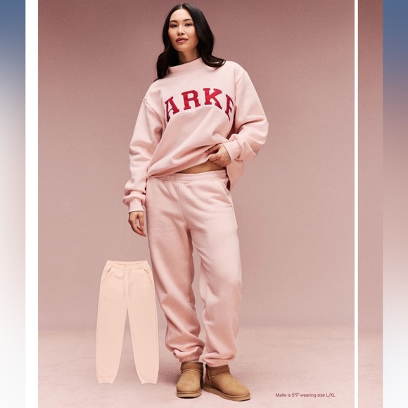 Parke Valentines peony drawstring Unisex sweatpants - Picture 1 of 4